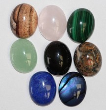 2 pieces x 10mm Oval Semi