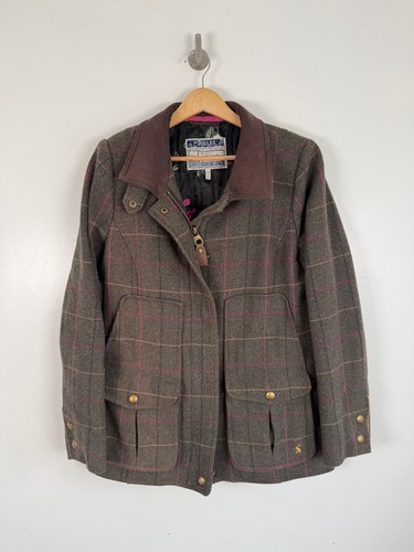 Joules tweed jacket size - tweed, uk
