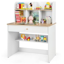 COSTWAY Kids Wooden Study Desk