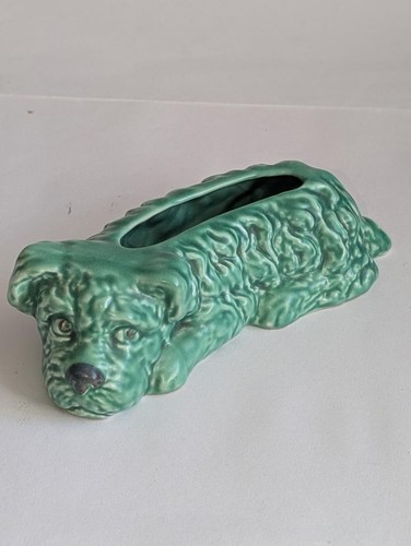 Sylvac terrier dog posy - dog, trough