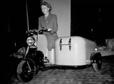Swallow Commercial Gadabout' sidecar carrier view 24th Bicycle & M - 1948 Photo