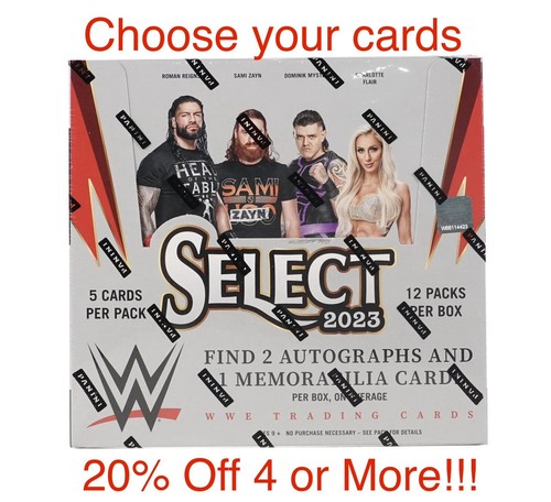 Panini select wwe 2023 - panini, pick