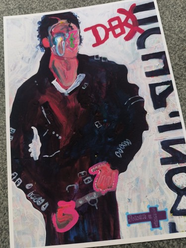 Michael jackson painting art - painting,