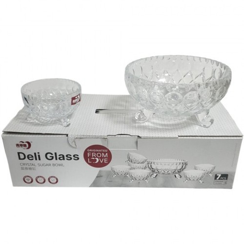 7pcs footed glass - footed,