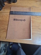 Ww2 German Ahnenpass Original Document