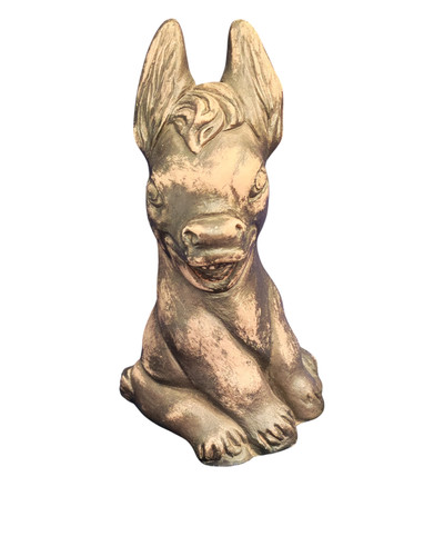 Vintage black donkey - donkey, figurine