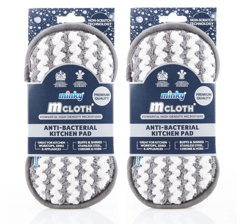 Minky cloth anti bacterial - m,