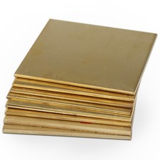 Brass Square/plate/sheet 0.6mm
