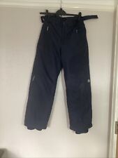 ski salopettes kids age 12, Quechua,  Navy Blue