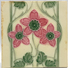 Art Nouveau Fireplace Tile