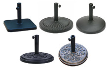 CAST IRON PARASOL BASE STAND UNBRELLA HOLDER PATIO OUTDOOR GARDEN HEAVY DUTY