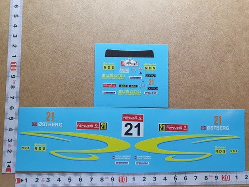 Decals subaru impreza wrc - decals,