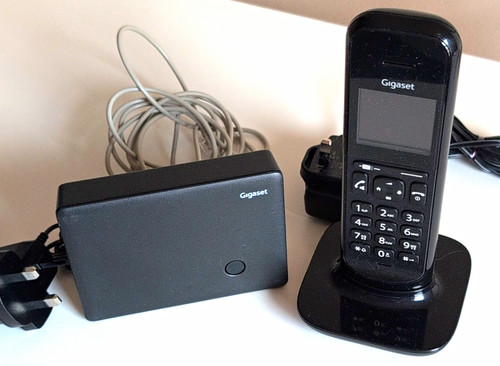 Gigaset cl390 black cordless - gigaset,