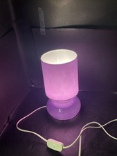 Ikea Lykta Purple Glass Table Lamp Typ B 0401 Hand Made