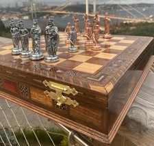 Chess Set with Storage 15"