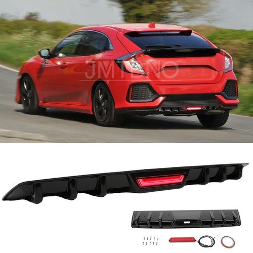Glossy rear bumper - bumper, diffuser