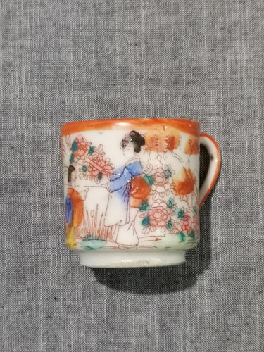 Vintage japanese geisha - , cup