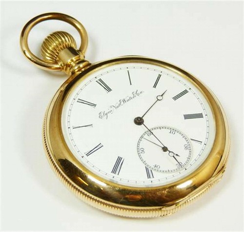 Antique brass pocket watch - antique,