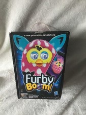 New Hasbro Furby Boom Pink White Polka Dots 2014 Interactive Toy 