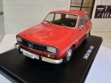 Dacia 1300 Renault 12 R12 1970 Red Super Detailed 1:24 Scale Model Saloon