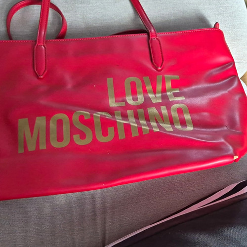 Love moschino red leather - moschino,