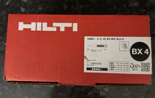 Hilti 1000x bx4 - x-c, bulk