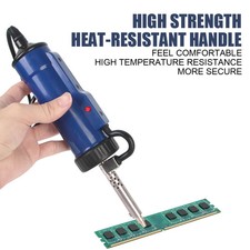 Portable Automatic Remove Pump with 3 Suction Nozzle Electric Solder Tin Sucker