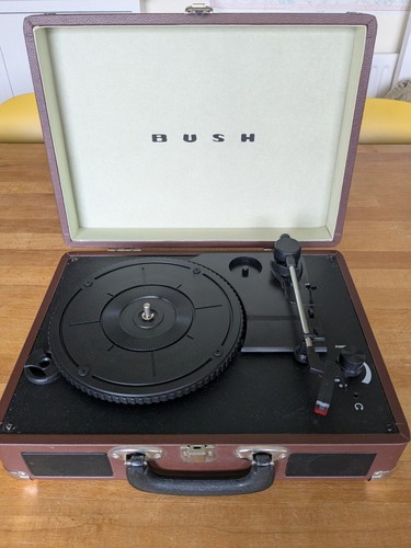 Bush portable suitcase record - portable,