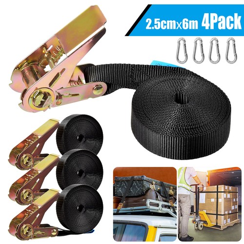 Ratchet straps tie down x - straps, 4