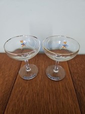 1960's Vintage Babysham Glasses Set of 2