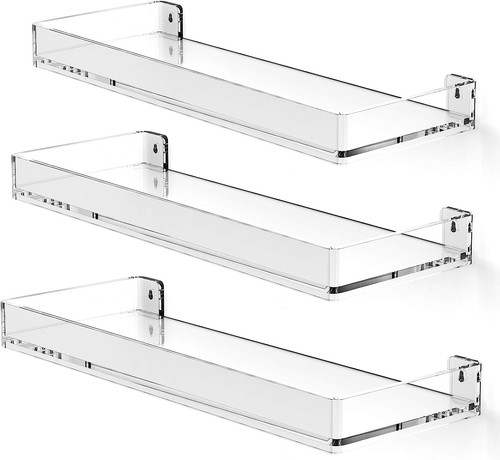Acrylic shelves clear - acrylic,