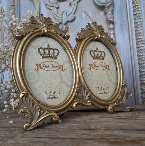 Gold picture photo frame - photo,