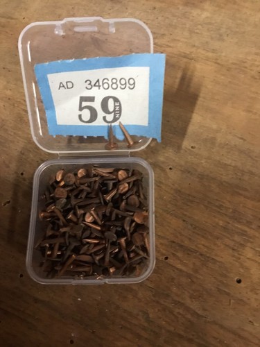 Copper tacks half - copper, inch