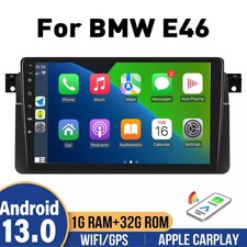 32G CarPlay 9" Car Stereo For BMW E46 Rover 75 MG ZT GPS Navi Android 13 RDS MP5