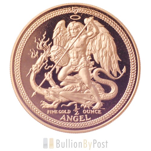 Isle man angel - isle, coin