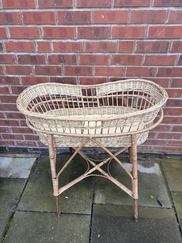 Vintage bamboo crib stand - vintage,