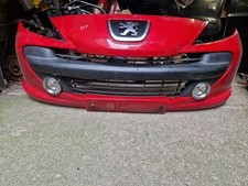 PEUGEOT 207 2006-2013 BUMPER Complete Red Colour (FRONT) Peugeot 2009