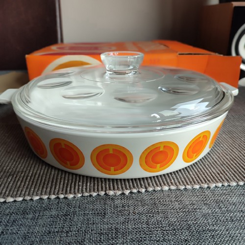 Vintage pyrosil frypan frying - vintage,