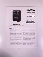 RAMSA Panasonic WS-A200E