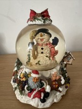 Vintage Snow Globe with Snow