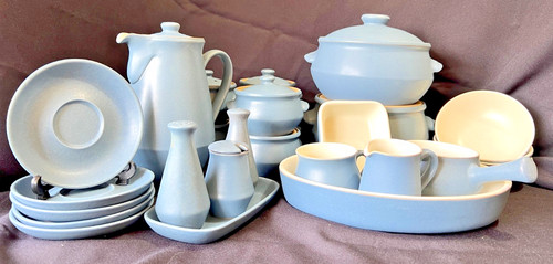 Denby blue echo stoneware - blue,