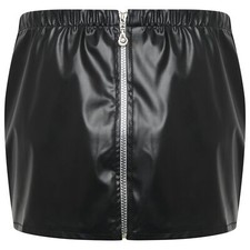 Zipped Micro Mini Skirt