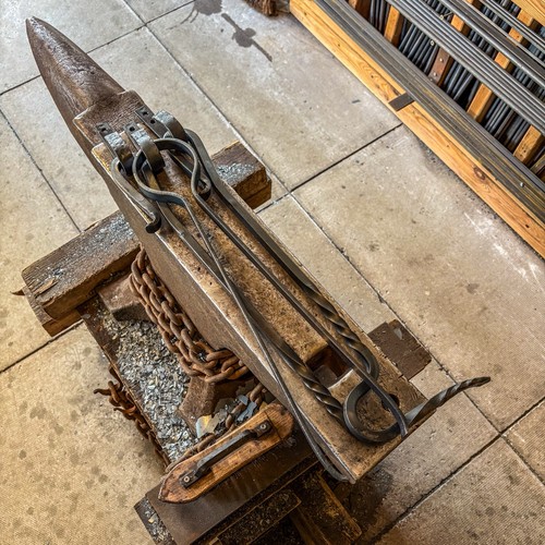 Blacksmith fire tongs - blacksmith, tongs,