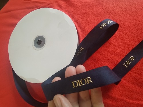 Dior navy blue satin - satin,