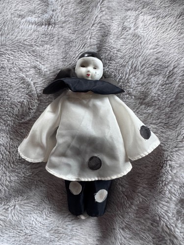 Pair pierrot doll clown - pair,