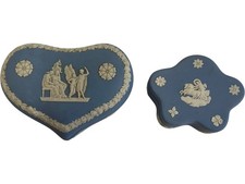 Wedgwood Blue Jasperware Heart