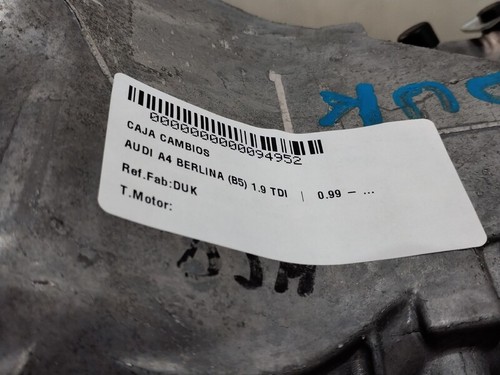 Duk 94952 gearbox audi - duk,