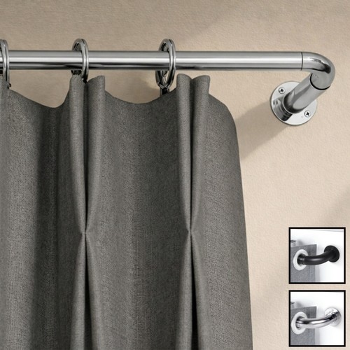 Metal extendable curtain pole - metal,