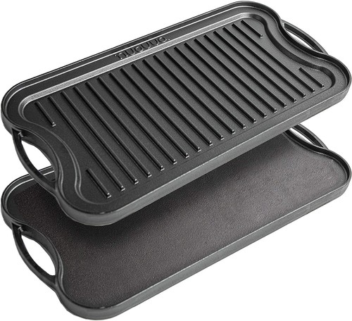 Non stick cast iron reversible - cast,