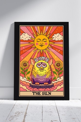 Sun tarot inspired 90s toy - inspired,